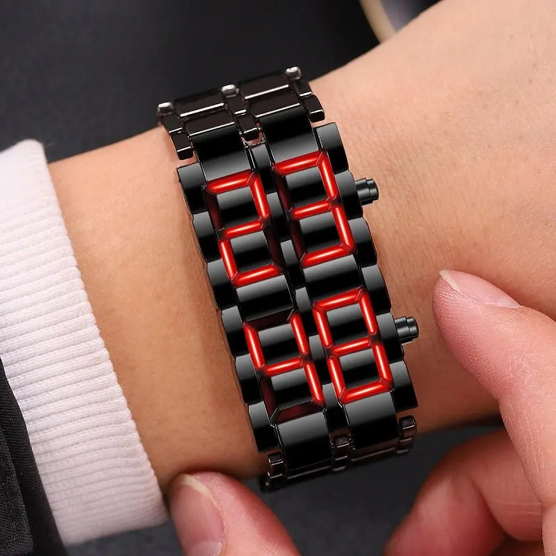 Digital Lava Wristwatch for Men