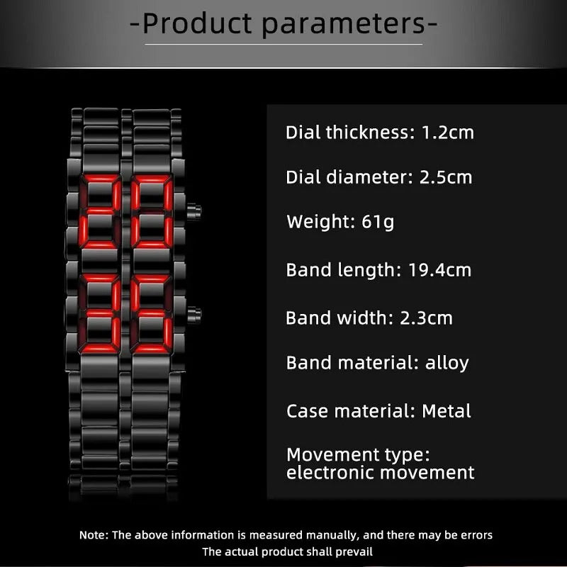 Digital Lava Wristwatch for Men