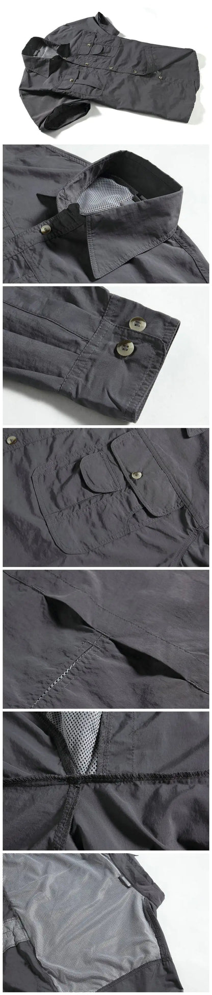 Quick Dry Tactical Button Up Shirt