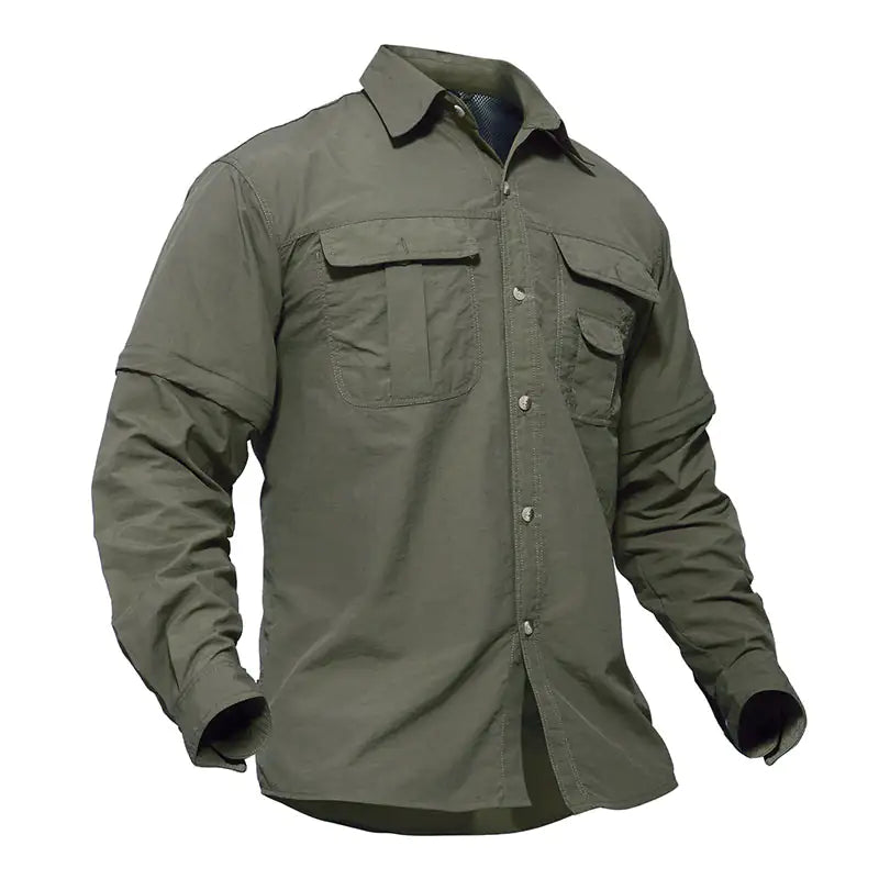 Quick Dry Tactical Button Up Shirt