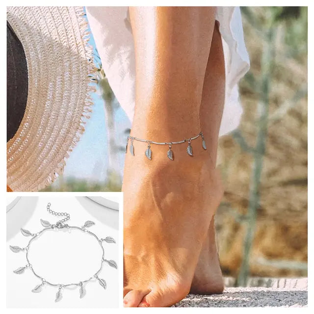 Adjustable Snake Chain Anklet for Women Girls