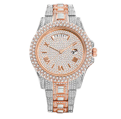 MISSFOX Diamond Watch For Men