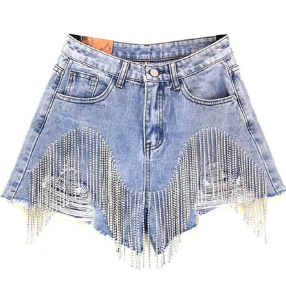 Women luxurious Tassel Rhinestone Fringed