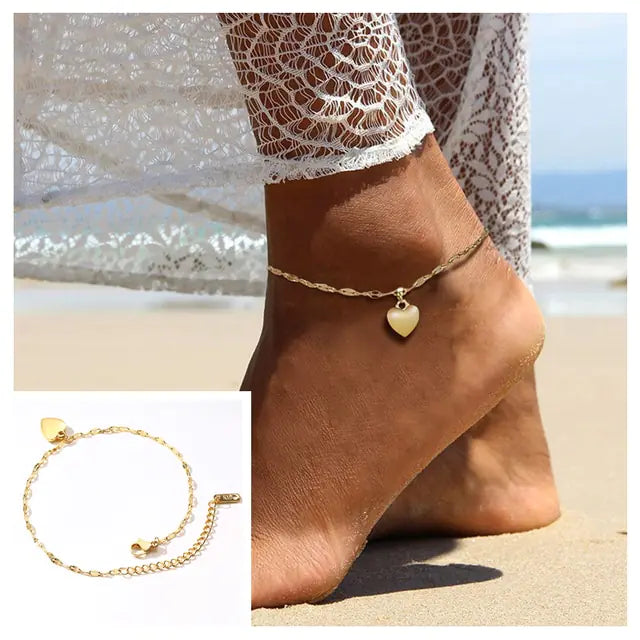 Adjustable Snake Chain Anklet for Women Girls