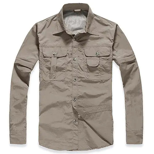 Quick Dry Tactical Button Up Shirt