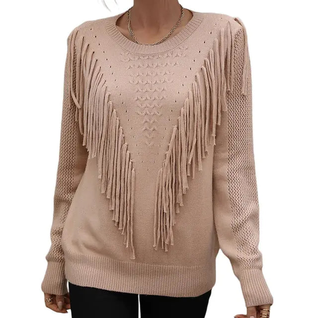 Women Tassels Autumn Sweaters